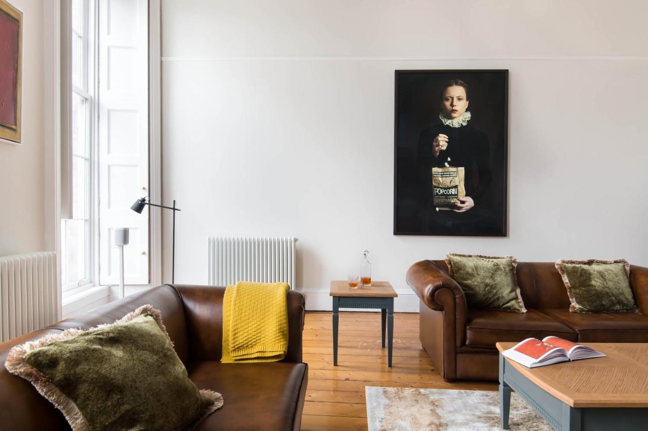 Magnificent Georgian 3-Bedroom Apartment In New Town Edinburg Exteriör bild