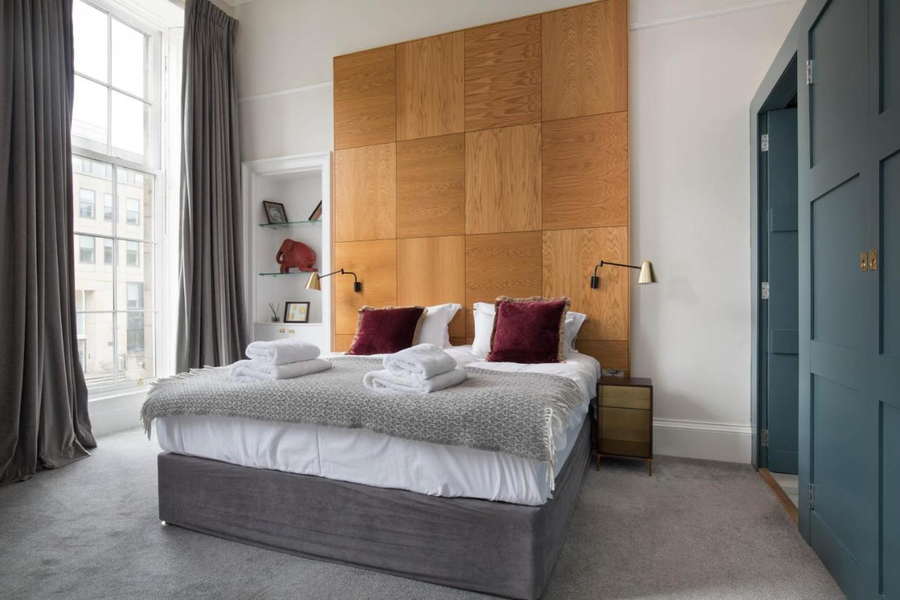 Magnificent Georgian 3-Bedroom Apartment In New Town Edinburg Exteriör bild