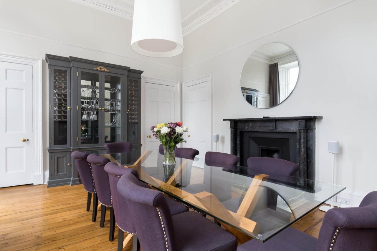 Magnificent Georgian 3-Bedroom Apartment In New Town Edinburg Exteriör bild
